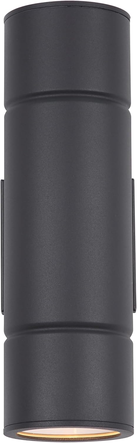 Taylin IOL573BK Outdoor Up and Down Light installed on a wall