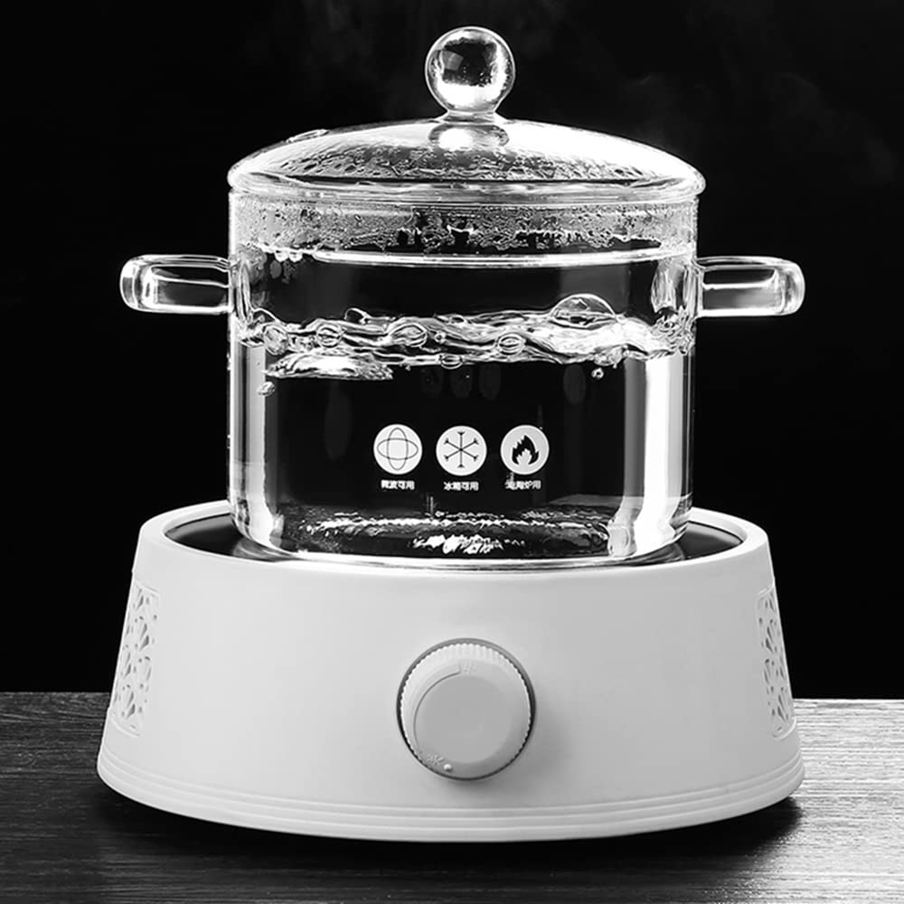 Amazon｜Tomiki 両手鍋 ガラス鍋 煮物鍋 多機能鍋 可愛い ガラス製 お