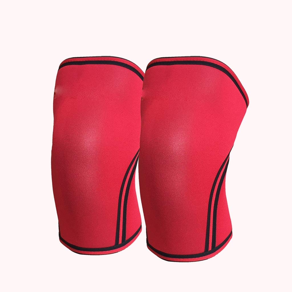 Genouillères arthrite 7mm rouge pour soulager et stabiliser le genou