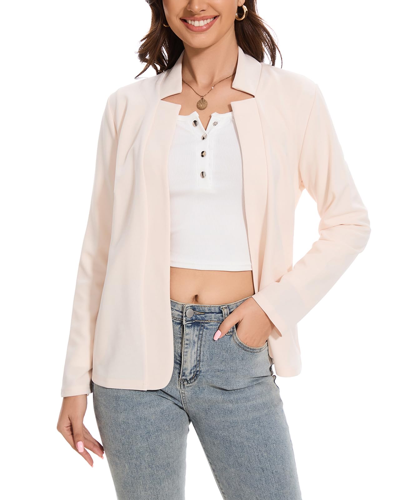 mintlimit Women's Short-Sleeved Shirt Tops Button Work Blouse for Women 2023-picture-54
