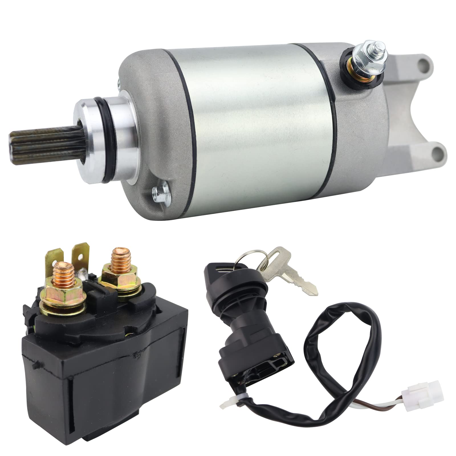 Amazon.com: STABSOLI Starter Motor & Solenoid Relay & Ignition