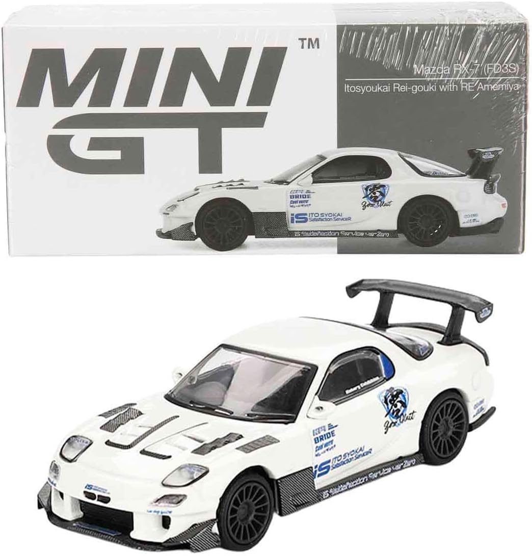 Amazon | MINI GT 1/64 マツダ RX-7 (FD3S) 伊藤笑会零号機 with RE
