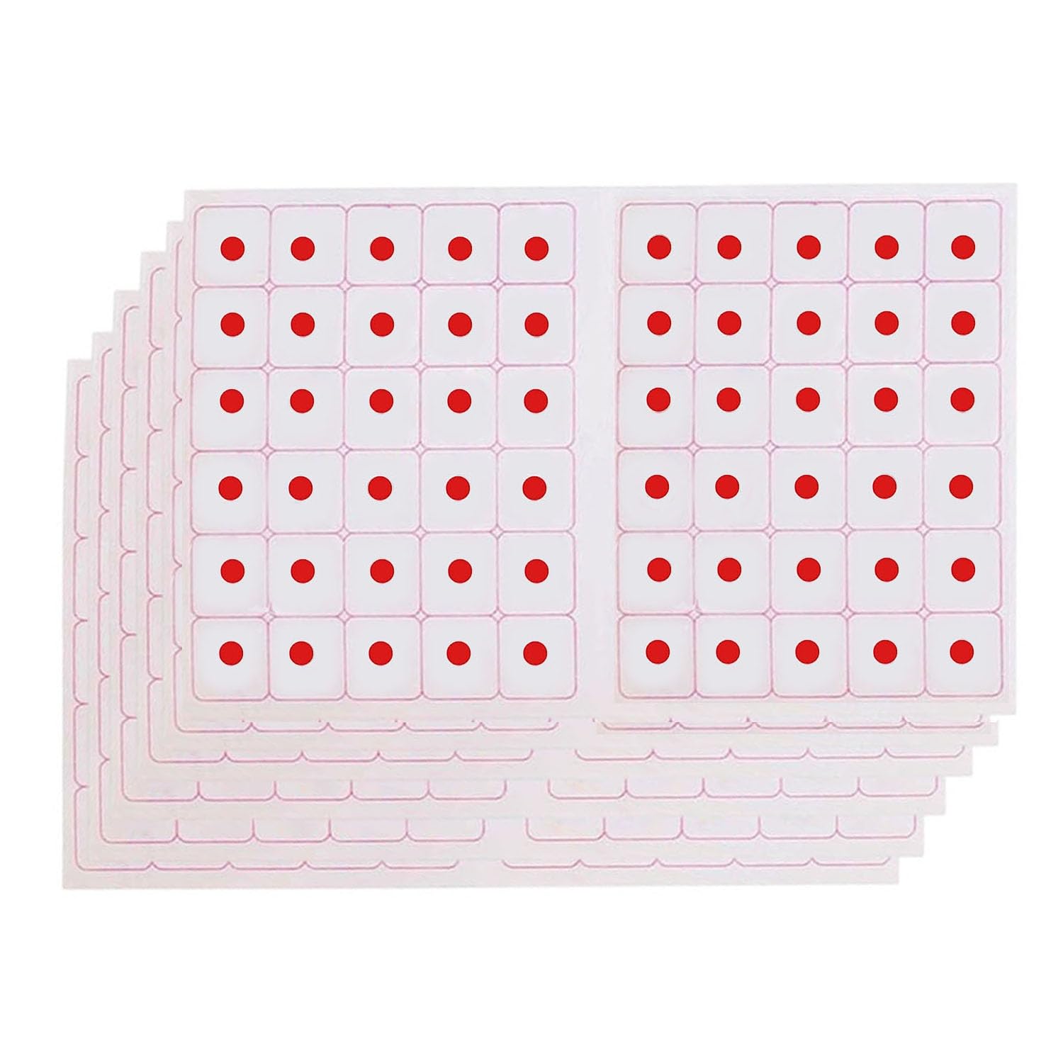 VAMA Fashions 6 Cards 5mm Medium Size Round Bindis Sticker Simple Forehead Dot Kumkum Bindiya Bindi Daily & Festive for Women (5mm Red Kumkum Bindis)-image-28
