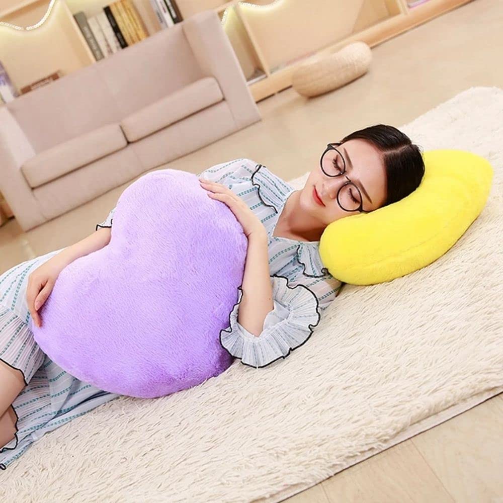 Amazon.com: Cute Plush Heart Pillow,Heart Shape Cushion Fluffy