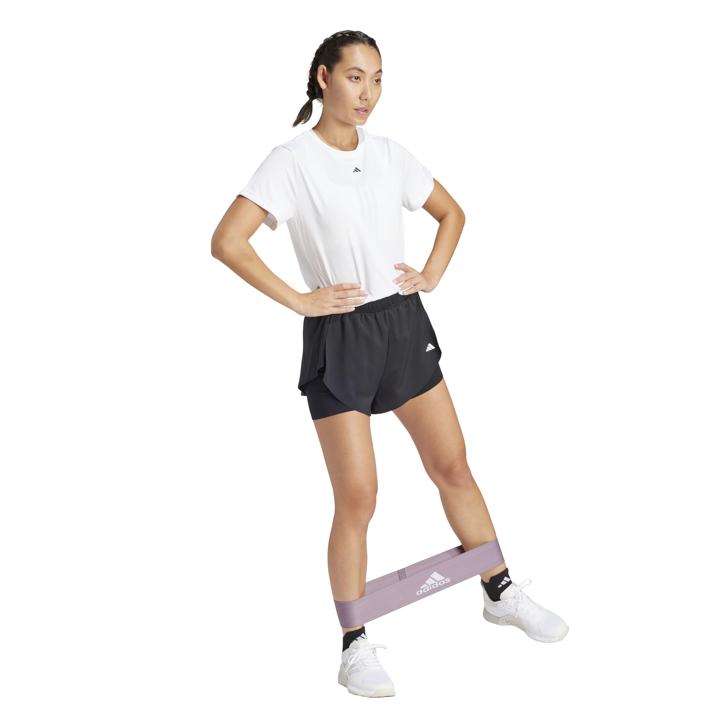 Adidas Designed for Training Two-in-One Shorts Pantaloncini Donna
