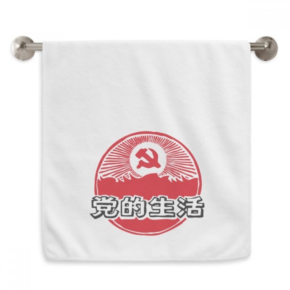 Serviettes moelleuses serviettes débarbouillettes rouge blanc pour mains et visage
