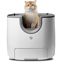 FuroomateCare F8 Self-Cleaning Cat Litter Box &ndash; Large Capacity, Open-Top Design for Multi-Cat Homes, Enhanced Safety Features Includes Trash Bags