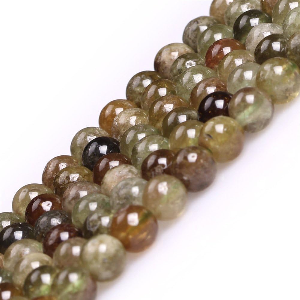 JOE FOREMAN 12mm Green Tsavorite Semi Precious Gemstone Round Loose Beads for Jewelry Making DIY Handmade Craft Supplies 15" 31-33 Pcs