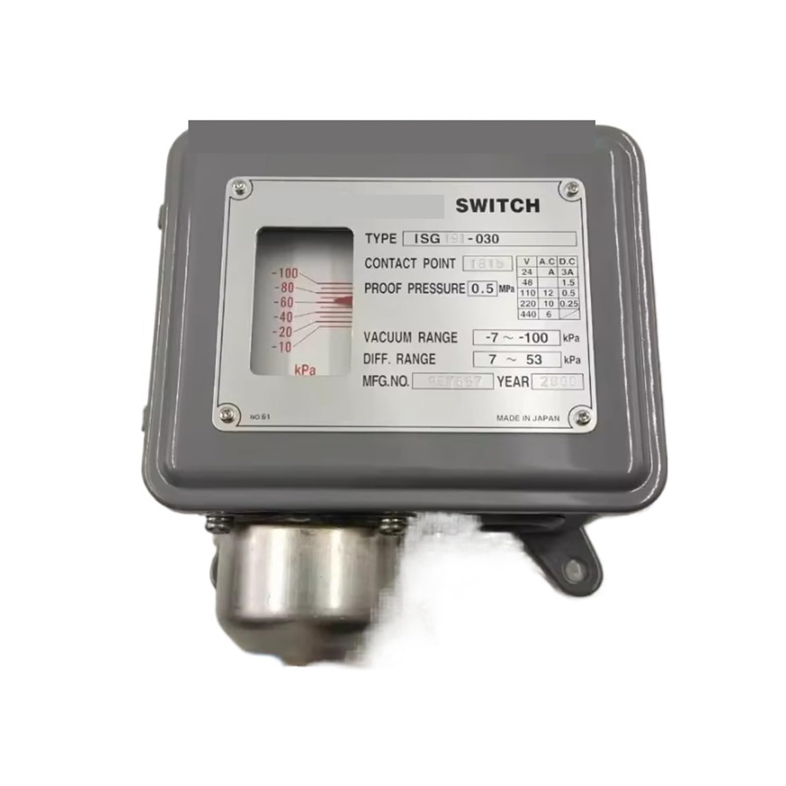 1pcs pressure switch 3C-ISG191-ISG130-ISG131-ISG2030-031-030(ISG131-031)
