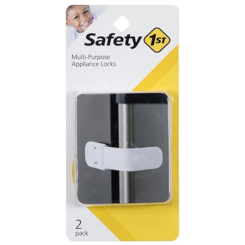 Safety 1st multiusos Pestillo 2-Count Paquete de 2 Blanco