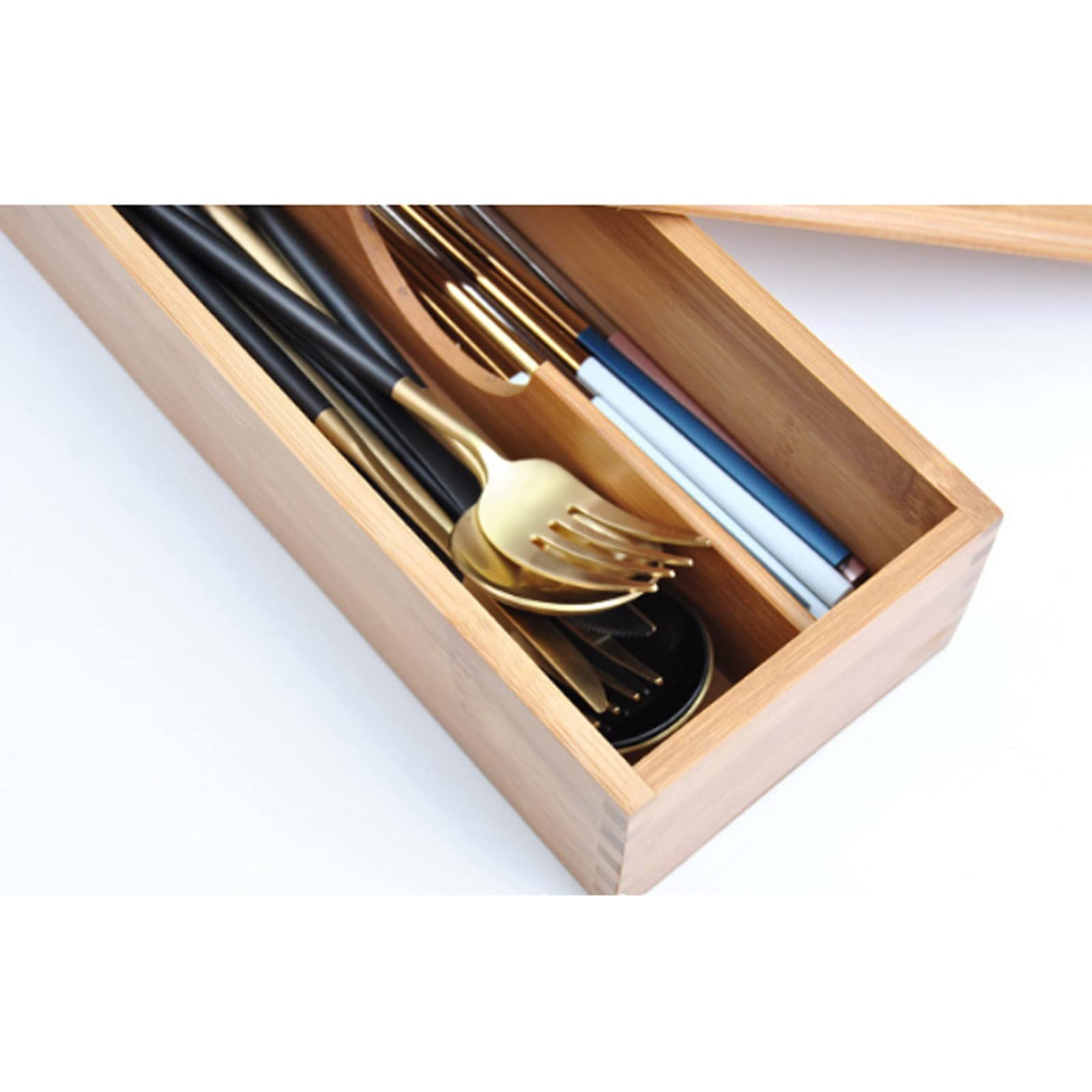 Generisch Dieser Besteckkasten mit Schubladeneinteiler und 2 Fächern