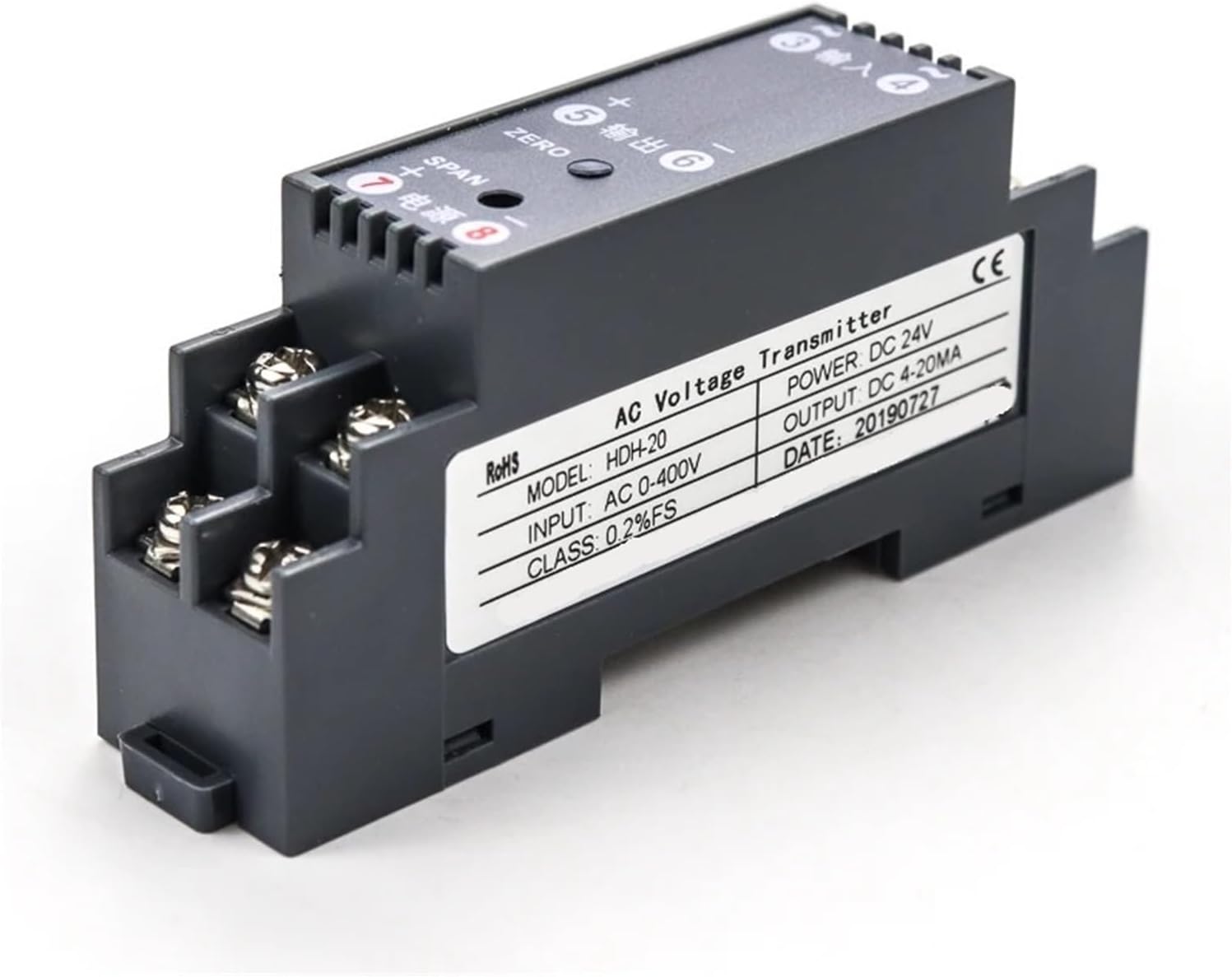 Factory High Voltage AC 0~500V Input 0-5V Output Analog Voltage Transducer 24V DC (Color : 1 in 1 Out, Size : 0-10V DC_0-10V)
