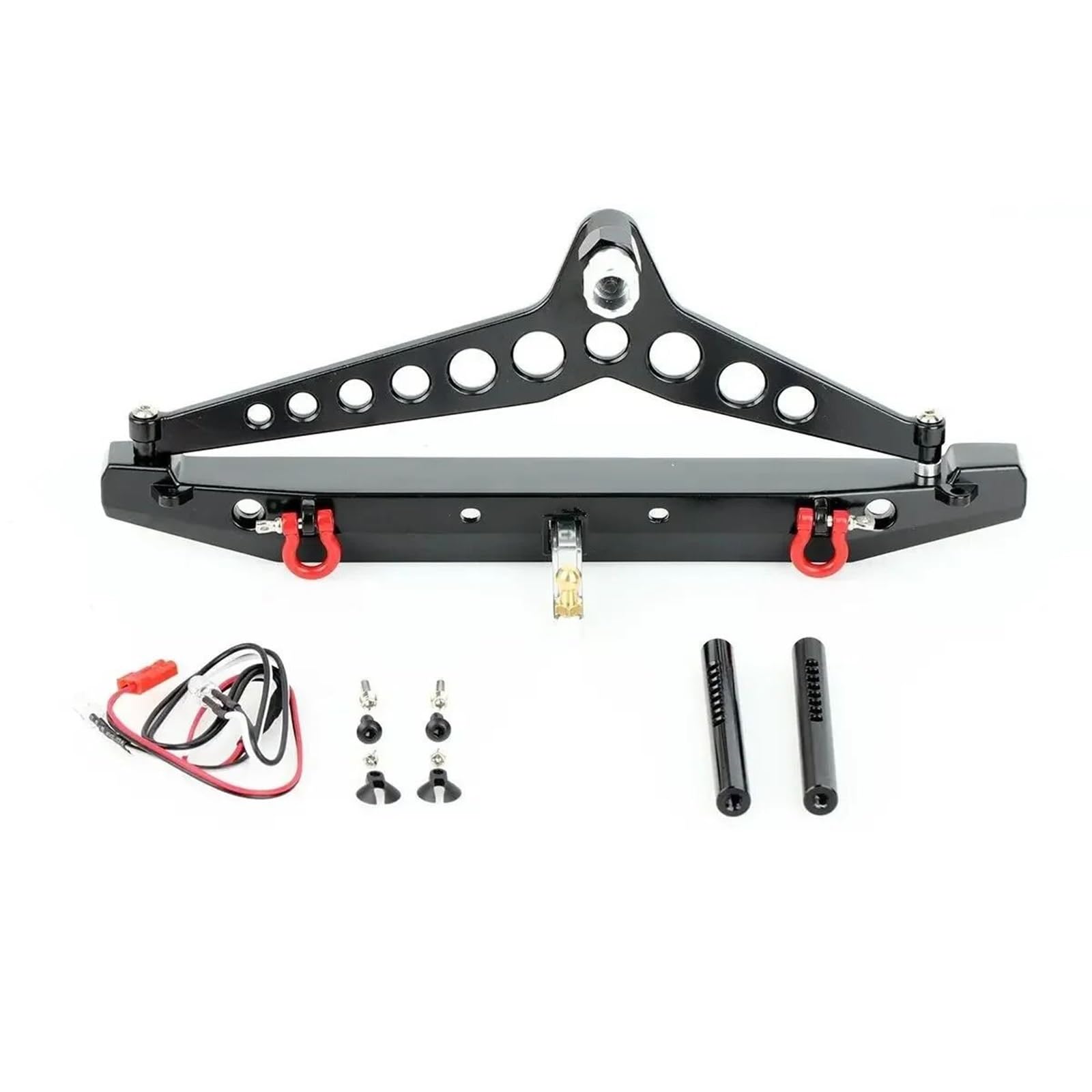 Per Traxxas Per TRX4 Per TRX6 Per SCX10 II III D90 Gen8 Gen9 1/10 Set Paraurti Posteriore Alluminio RC Crawler Aggiornamenti Accessori Componenti RC Ricambi Modellismo