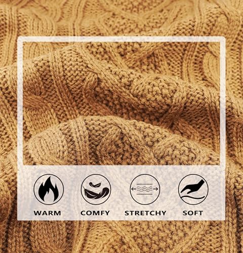 Image of Dog Sweaters for Small Dogs Dog Fall Sweater Winter Dog Clothes Girl Boy Knitted Dachshund Clothes Warm Pet Clothes Outfit Puppy Sweater Thanksgiving Dog Cat Knitwear(Khaki, Medium)