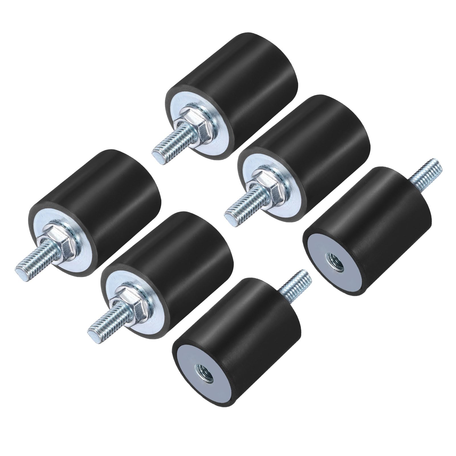 uxcell 4pcs M4x10mm Rubber Isolator Mounts with Studs 15x15mm — Amazon image 12