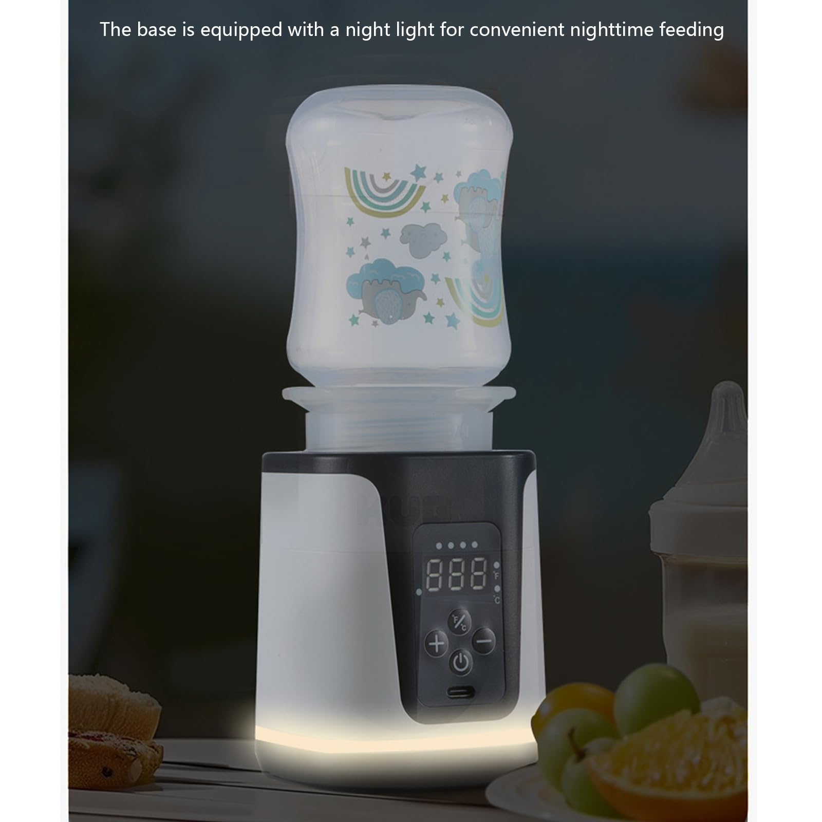 Chauffe-biberon portable alimenté par USB 8 minutes - Régulation automatique de la température pour lait maternel - Chauffe-biberon USB
