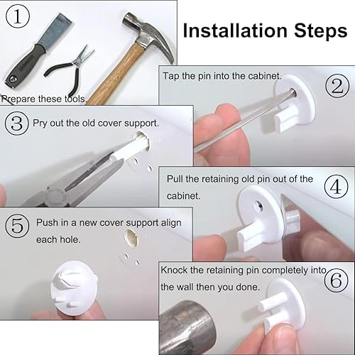 Miniatura 4 de 4 piezas 241993101 Crisper - Cubierta de estante para frigidaire Sears Kenmore frigidaire frigidaire Sears Kenmore soporte de estante reemplazar