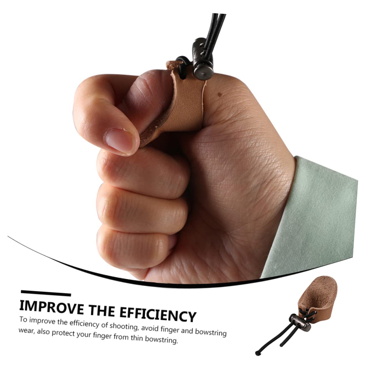 WHAMVOX Release Thumb Protector Finger Guard Bowstring Saver for Outdoor Sports