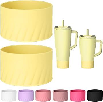 Roliwils 2 Pack Silicone Cup Boot for Brumate Era, Anti-Slip Dent Protection Boot | Cup Accessories | Protective Bottle Sleeve for Daily & Outdoor Use