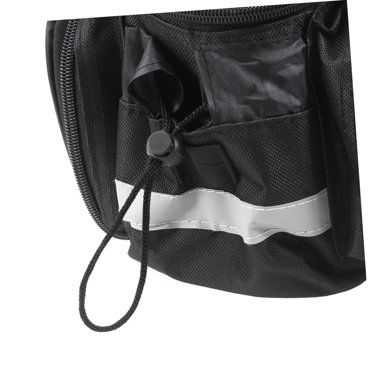 Gepäcktasche für Fahrrad Gepäckträger mit Großer Kapazität und Regenschutz Schwarz Schulter und Handtasche mit Schultergurt und Reflektierenden Streifen für Outdoor Fahrradtour