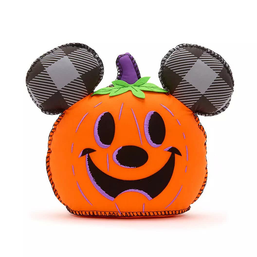 Di Mickey Parks Mouse Pumpkin Cushion Halloween decor orange
