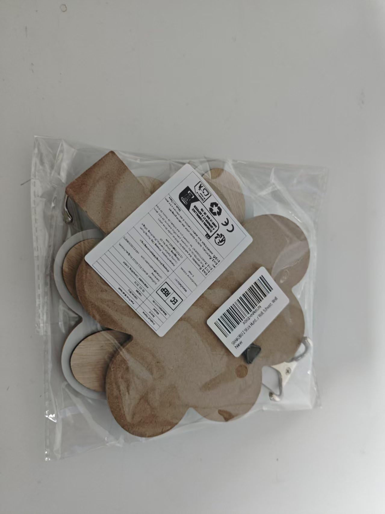 2 Piezas Perchero para Perros con Ganchos Madera Porta Pared para Correas Soporte Para Guardar Correas, Collares Y Llaveros De Perro; Ideal Para Los Amantes De Los Perros