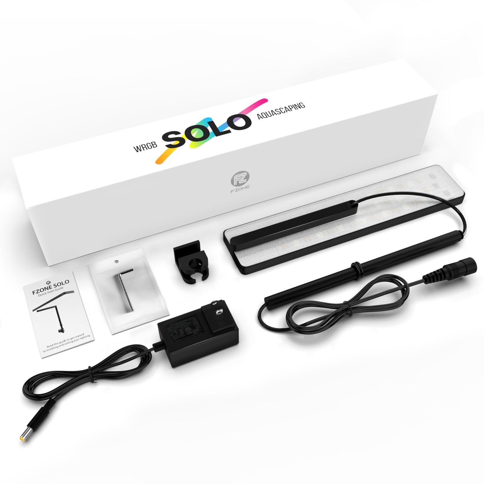 FZONE SOLO Serie Nano LED Lampada Acquario Spettro Completo Dimmerabile App Acquario Dolce Piantumato