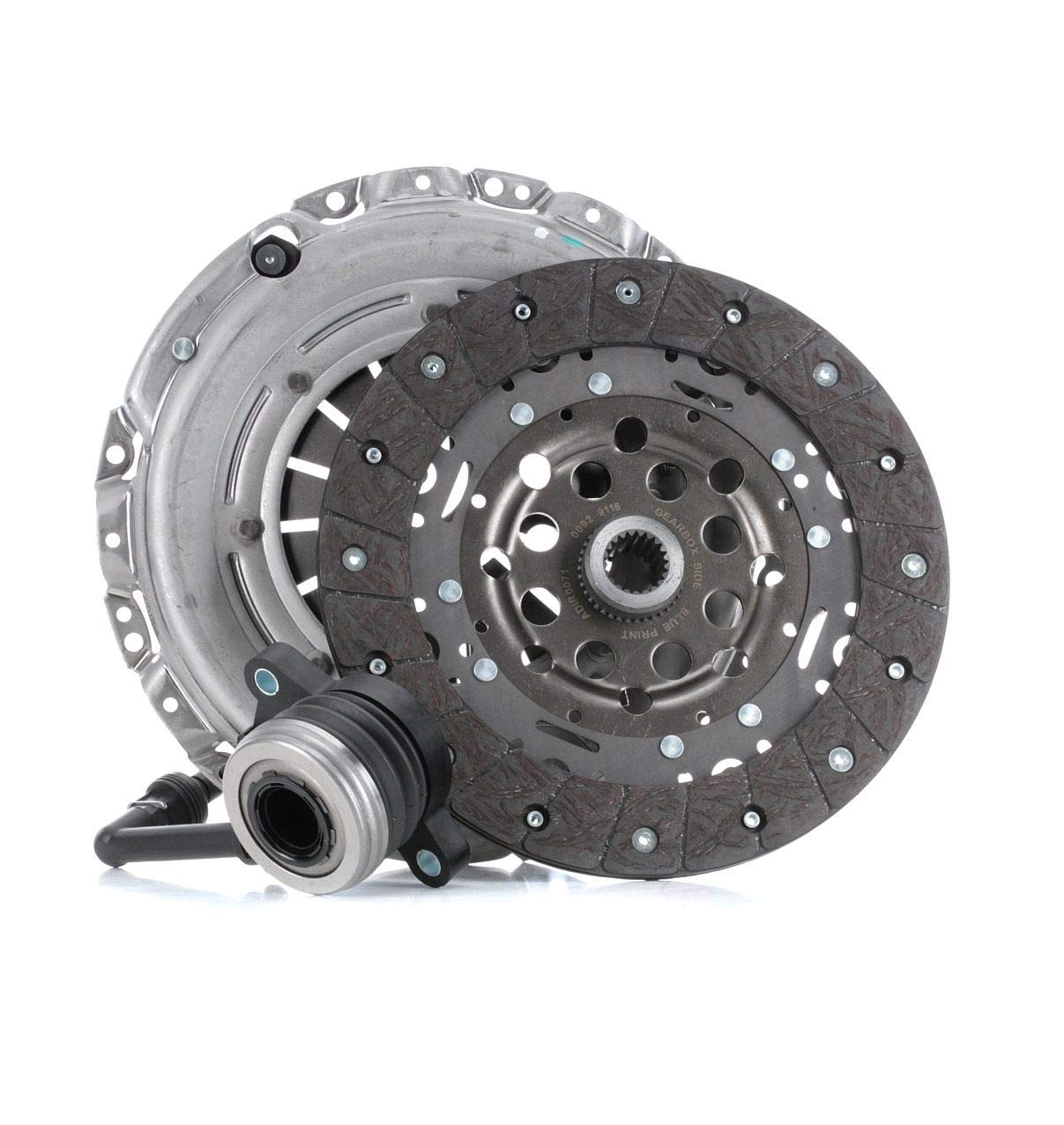 Clutch Kit 3pc (Cover+Plate+CSC) 241mm ADR163027 Blue Print 302053536R Quality