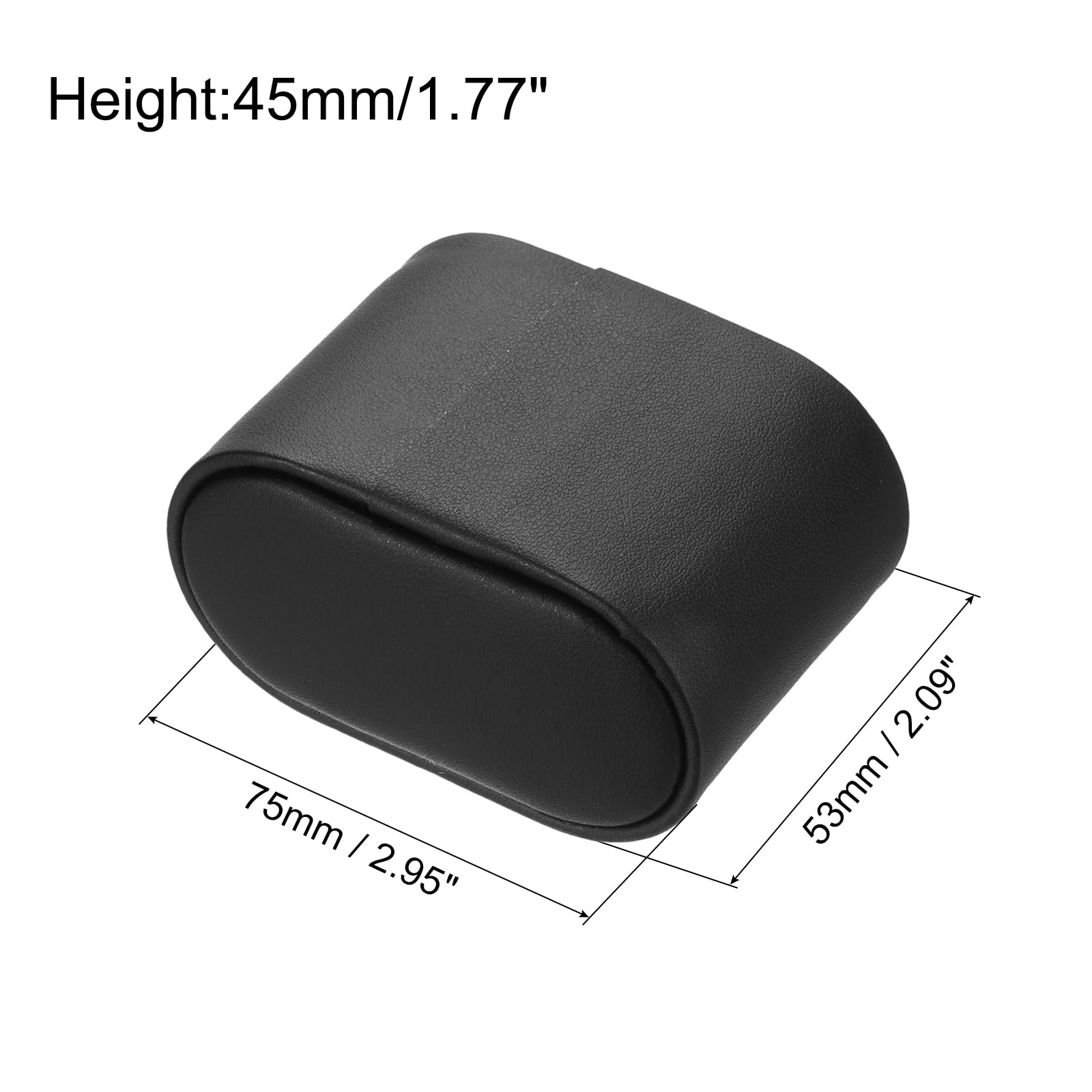 uxcell 6Pcs Bracelet Watch Pillow PU Leather Jewelry Display Pillows for Watch Box Bangle Cushions Display Storage (2.95