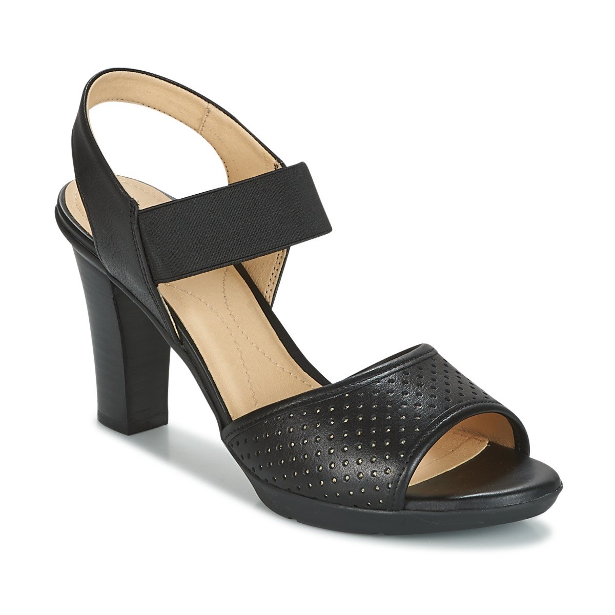 GEOX D JADALIS C Women's Open Toe Heel Sandals