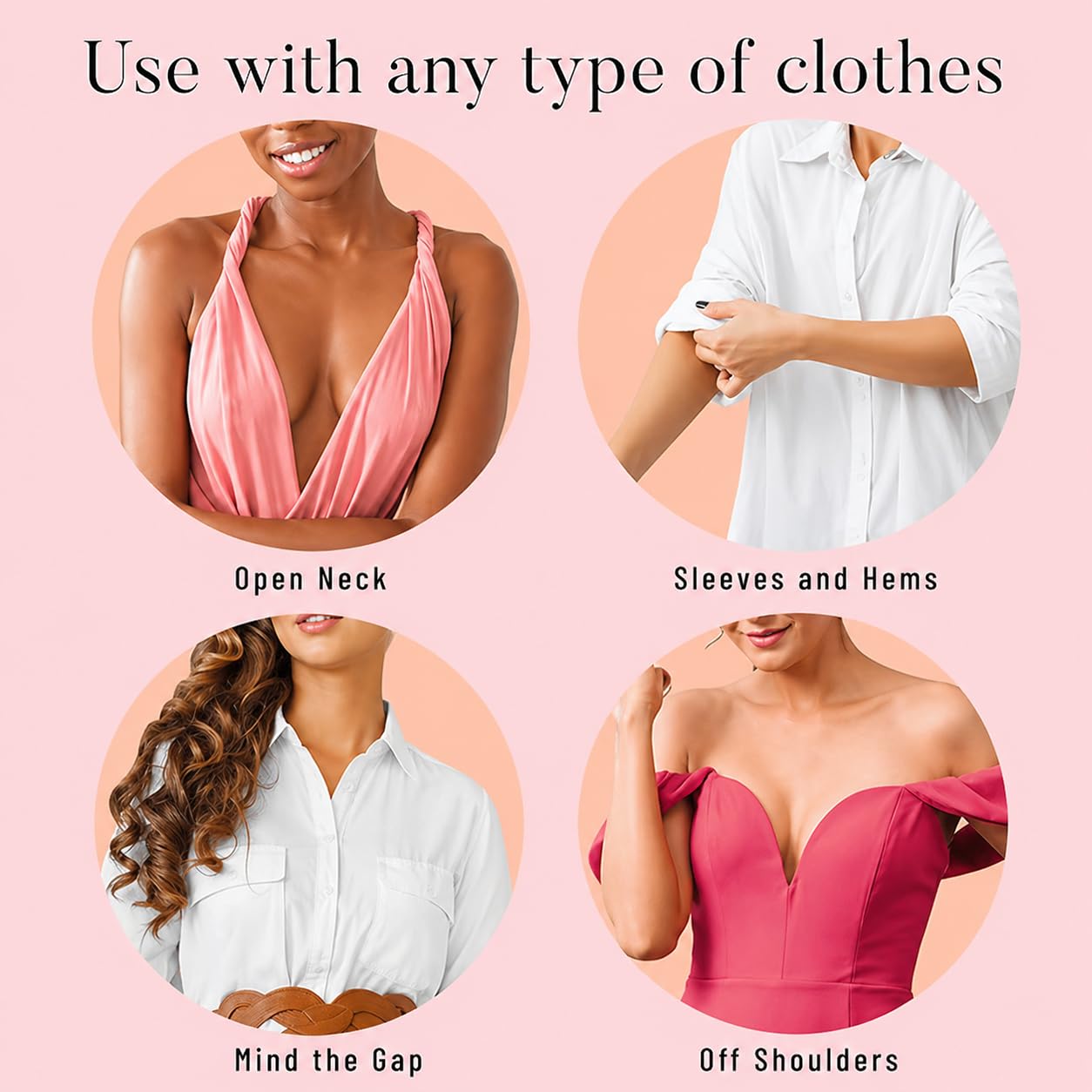 JESMERA CURVES Invisible Lingerie Tape for Fashion and Clothing, All Day Strength, Gentle on Skin and Clothes, No Residue, Water Proof 3