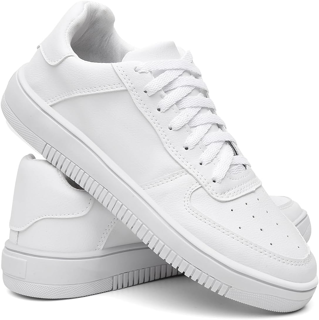 Tênis Masculino Casual Urbano Preto e Branco Leve, Confortável e Estiloso, do 38 ao 43