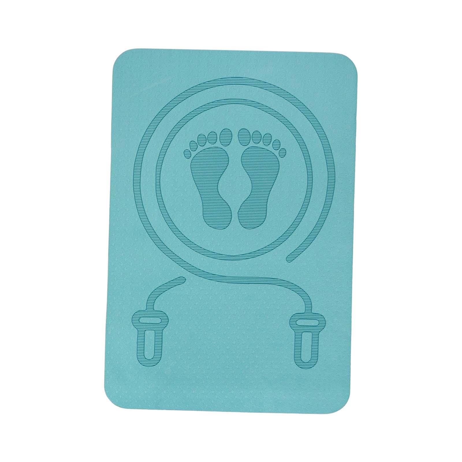 Jump Rope Mat for Home Gym Flooring Thick Floor Protection Rope Skipping Pad Blue-image-33