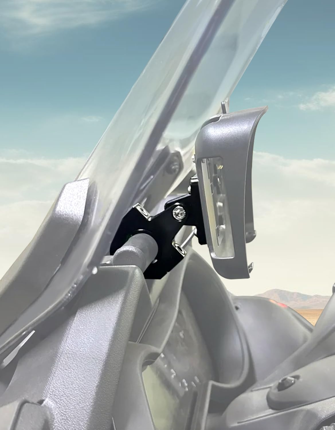 7/8" 1 1/8" GPS Holder Handlebar Mount Fit for CB500X MT-10 FZ-10 Z1000 GSR750 SV1000 Tenere 700 Tiger 1200 XR GSF500 G310GS R1200R F650GS Monster CNC GPS Navigator Mount Handle Bar Bracket - 4