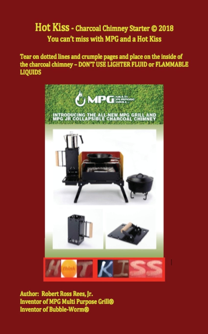 Hot Kiss - Charcoal Chimney Starter: You Can't Miss with Mpg and a Hot Kiss