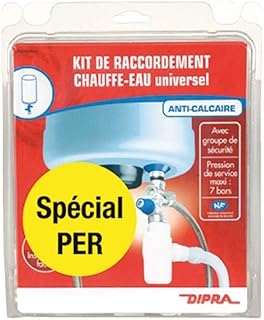 DIPRA - Kit chauffe eau universel anticalcaire pour installation PER – Certifié NF
