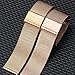 TStrap Mesh Watch Band Metal - Rose Gold Quick Release Watch Bands for Men Women - Stainless Steel Smart Watches Strap Bracelet Replacement - 18mm 20mm 22mm