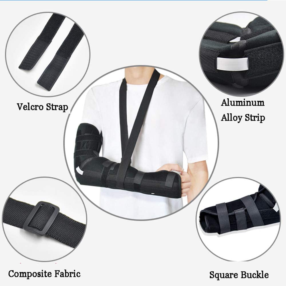 Férula para Muñeca Y Antebrazo, Férula Ajustable para Antebrazo, Férula Nocturna De Soporte Fijo Transpirable para Esguinces, Dislocación, Artritis, Tendinitis