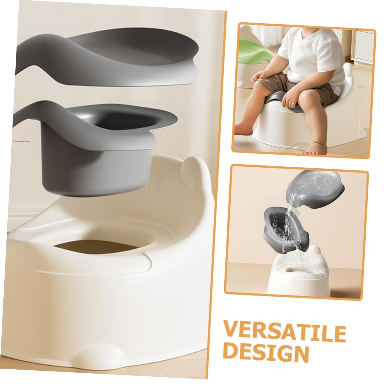 Toddmomy Inodoro De Entrenamiento Para Bebés Asiento De Inodoro Portátil Orinal De Viaje Resistente
