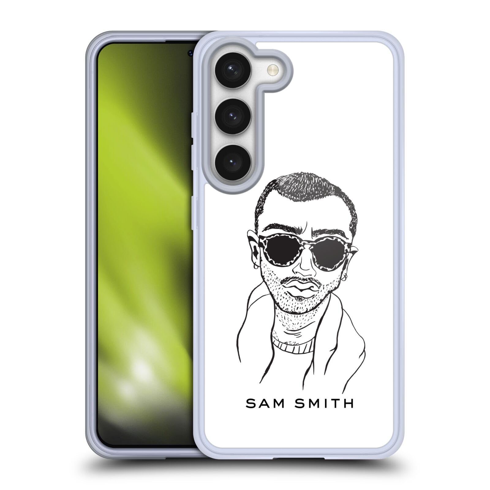 Funda Sam Smith Samsung S23 5G protector gel flexible Head Case 7