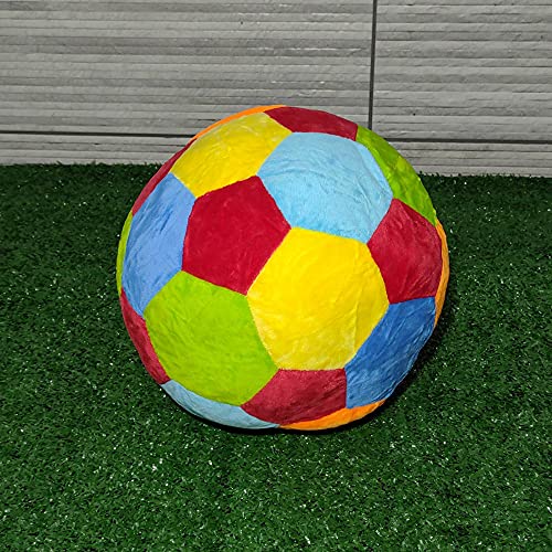 Bola de Pelúcia Plush Colorida Com Chocalho Fizzy Toys FC2579