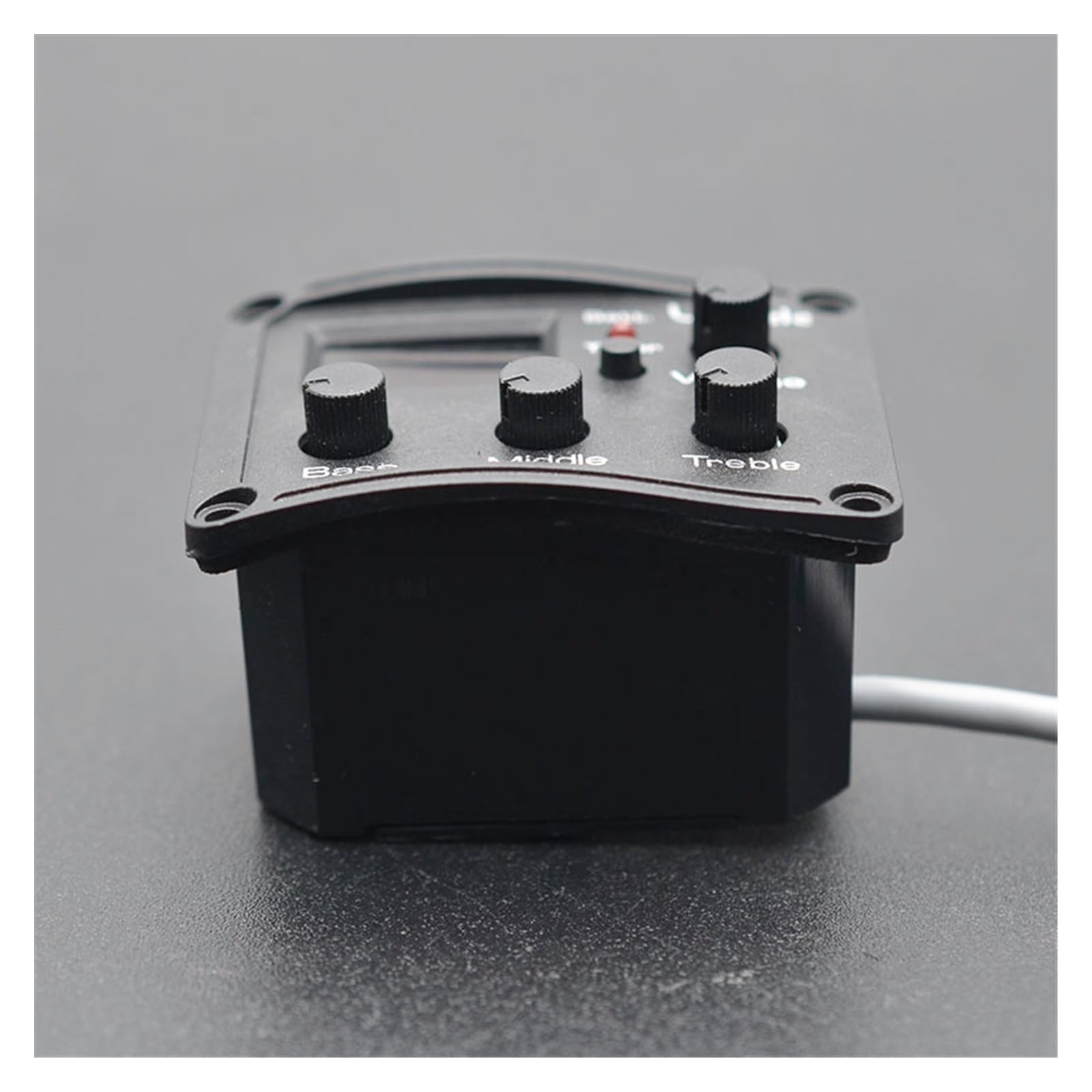 Micro Ukulélé Électronique 3 Bandes Mini Guitare EQ Égaliser Dur Piezo Avec Système D'accordeur Accessoires de Instruments de Guitare