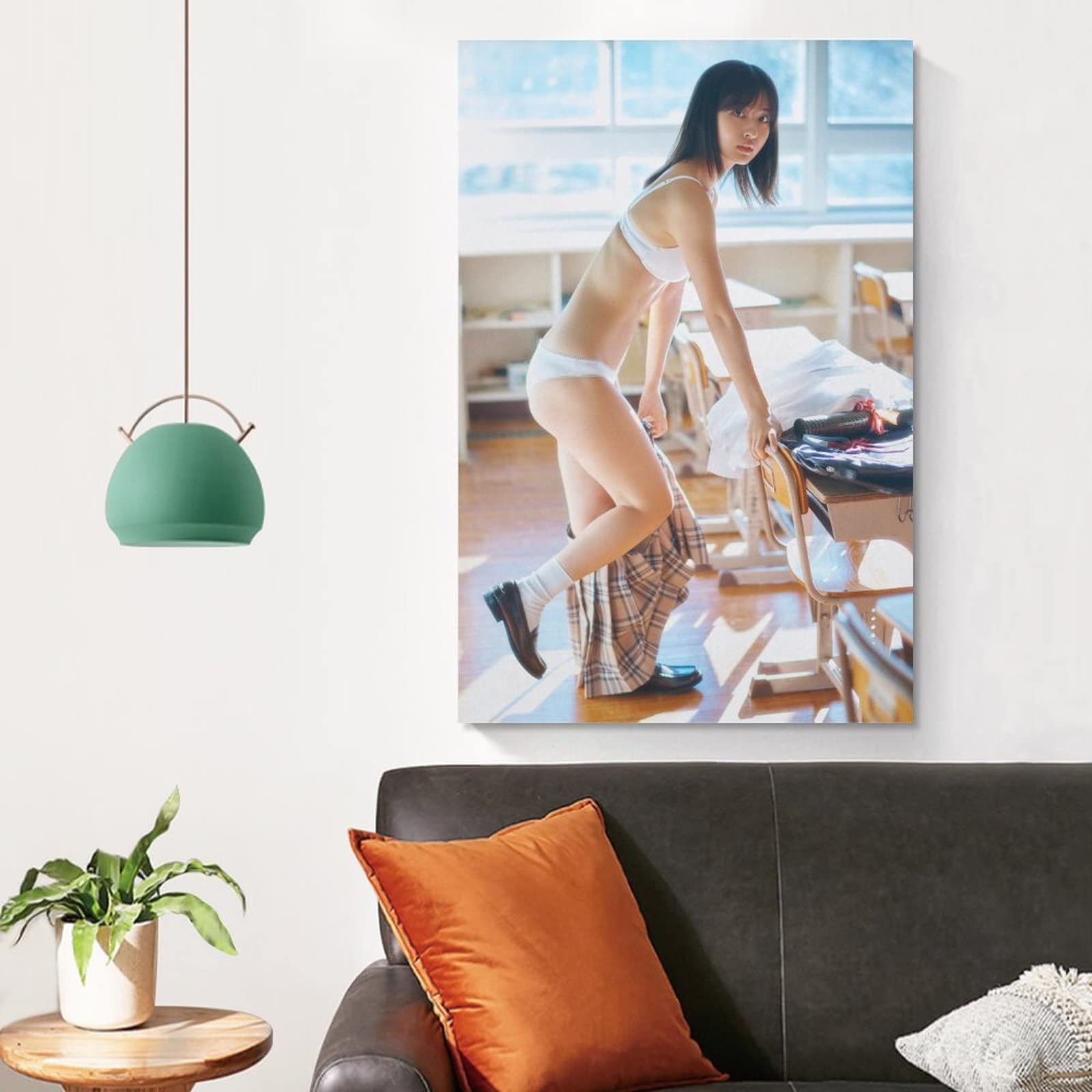 Amazon.co.jp: 絵画ポスター 斉藤里奈セクシービキニ写真 絵画