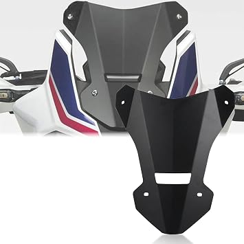 Motorcycle Windshield Windscreen Deflector Compatible with CRF1000L Africa Twin 2016-2019