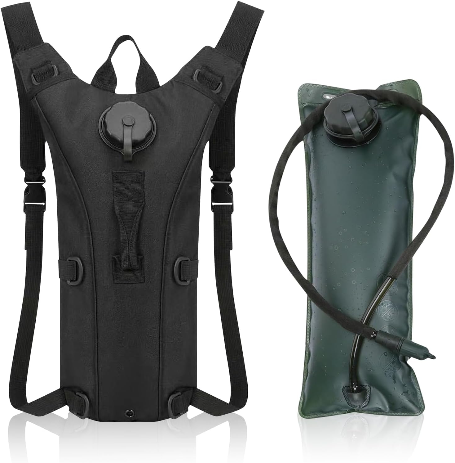 Sac d'hydratation ultraléger : Sac d'hydratation 3 L avec Poche à Eau, Sac à Dos de Course étanche, Sac d'hydratation Ajustable pour la Course à Pied, la randonnée et Le Cyclisme