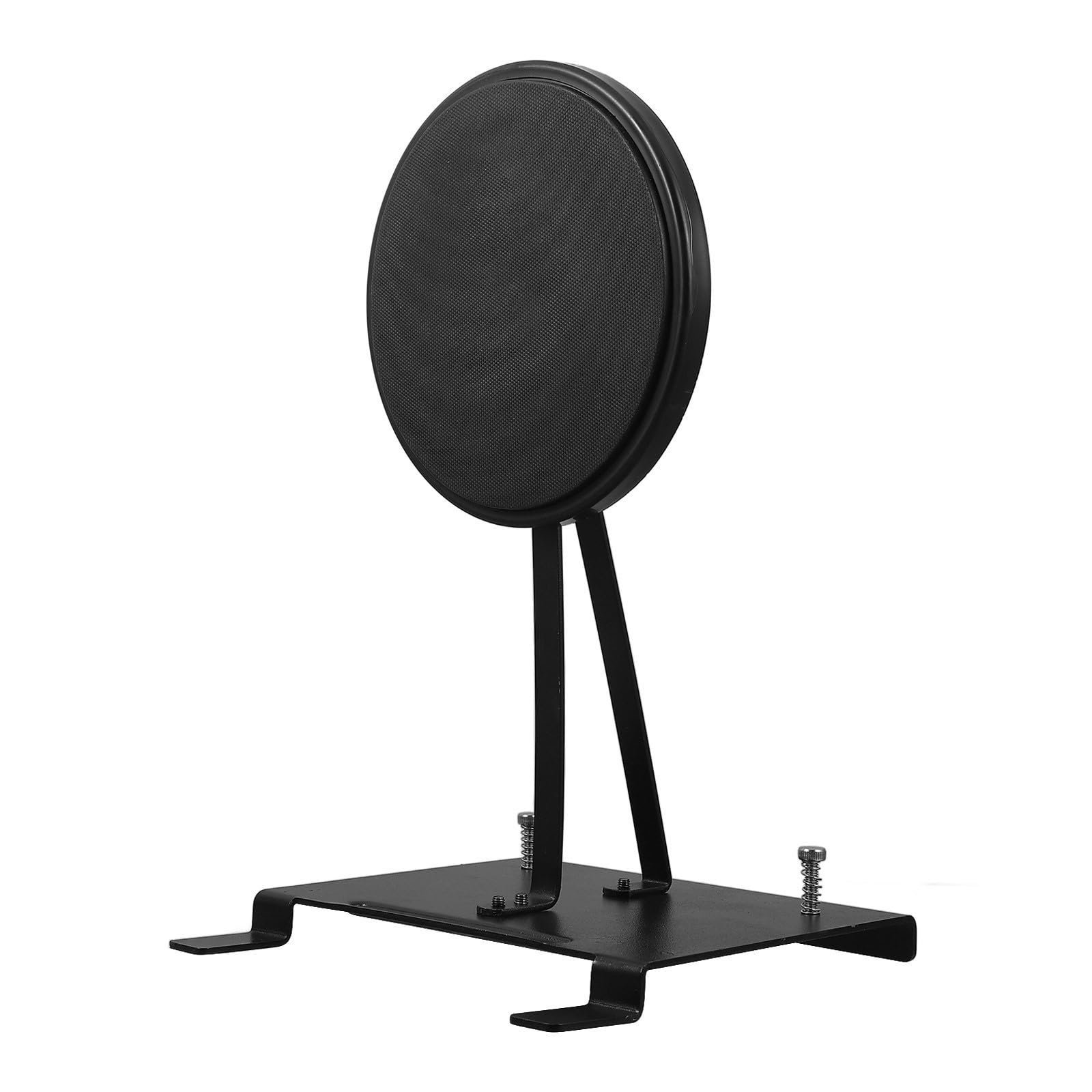 Pedale per Cassa Batteria in Acciaio Nero Pad di Pratica Silenzioso per Sviluppare Tecnica Doppio Pedale per Esercitarsi Ovunque Colore Casuale
