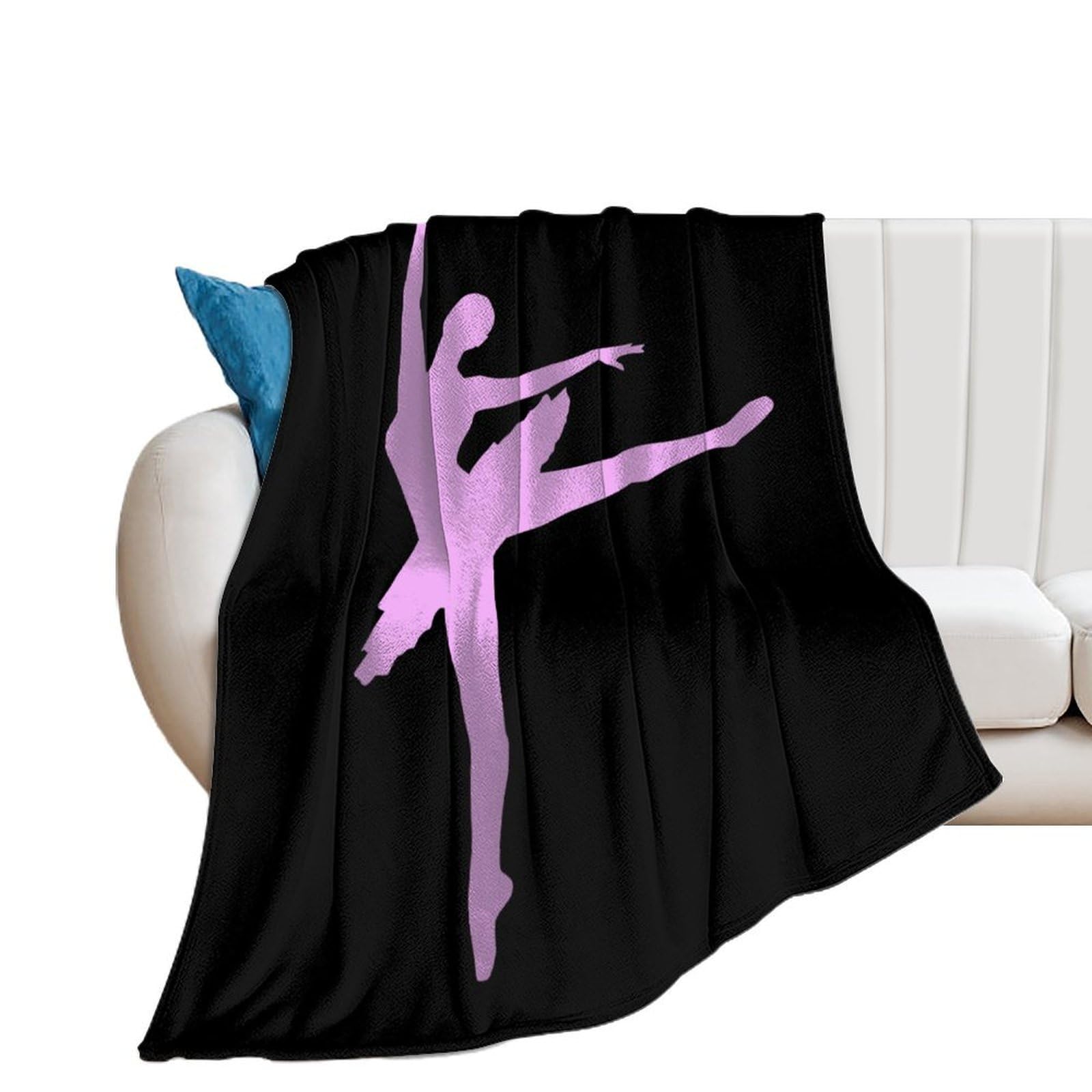 Nclqvjxzkhw Men's Style Ballet Flannel Blanket Soft Throw Blankets Bed Couch Sofa Travel