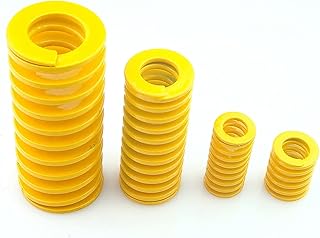 Buffer Compression Light Load Compression Mould Die Spring, 27mm Outer Diameter, 30-300mm Length, Heated Bed Springs, TF 27 * 13.5*L, Yellow Spiral Loaded (Size : 1pcs, Style : 125mm)