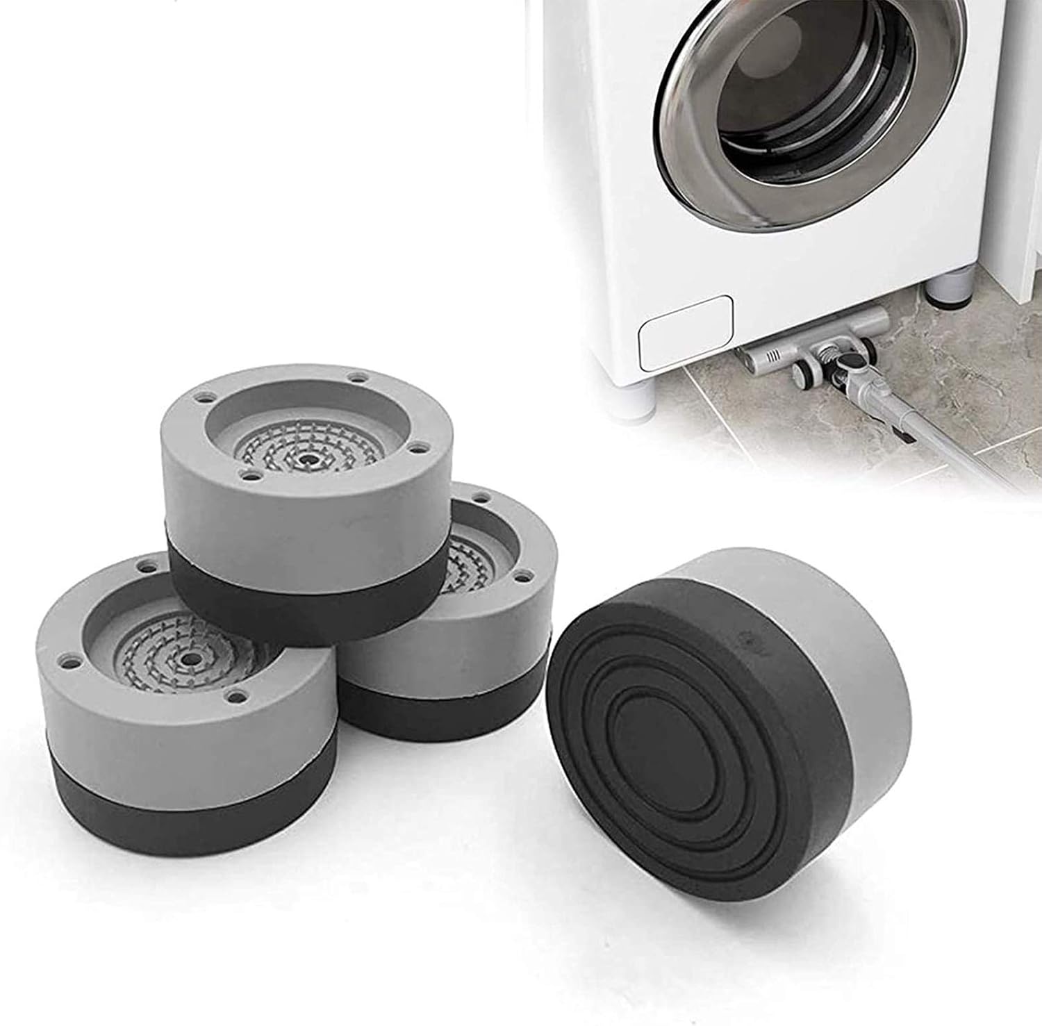 Shock and Noise Cancelling Washing Machine Support, Washing Machine