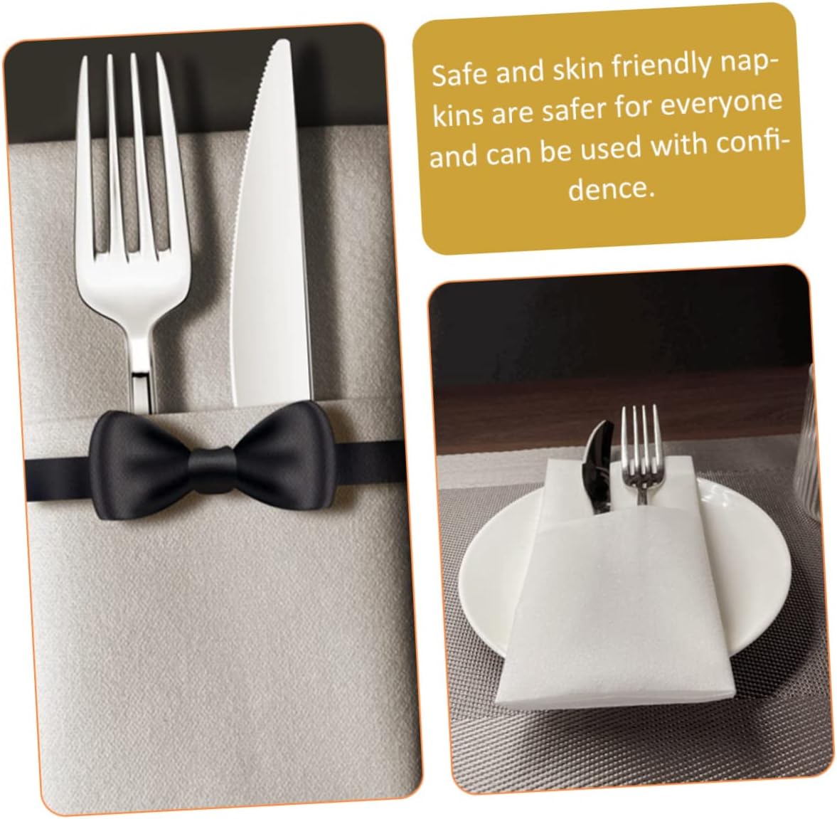 50pcs Disposable Napkins Thick Absorbent Table Napkins for Weddings Parties and Everyday Use Dust Design for Home Event Dining